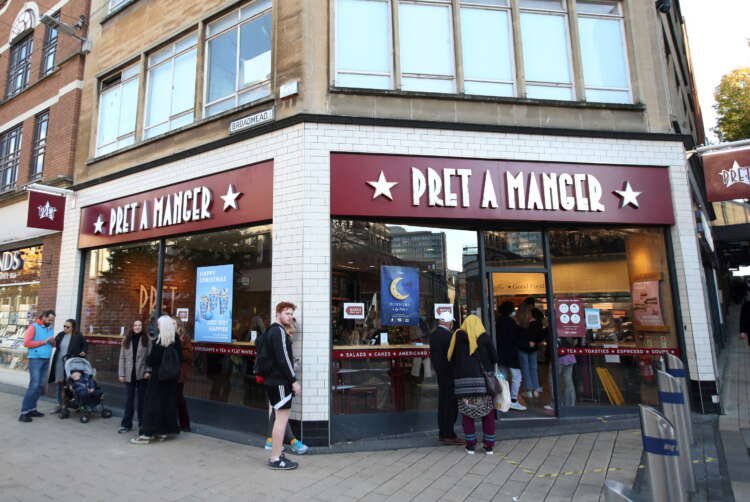 Pret A Manger shop serving coffee and sandwiches in suburban area - Global Banking & Finance Review