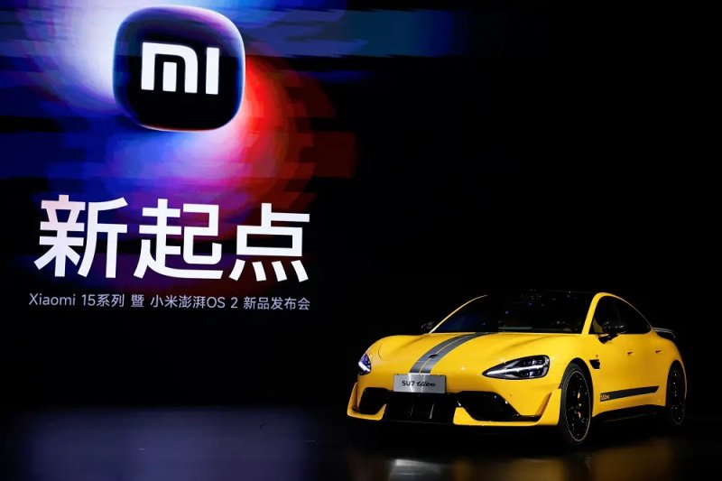 Image for Xiaomi launches faster version of flagship EV in challenge to Tesla