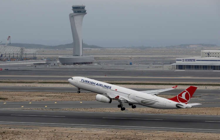 Turkish Airlines Airbus A330 taking off, symbolizing jet orders boom amid airline shortages - Global Banking & Finance Review