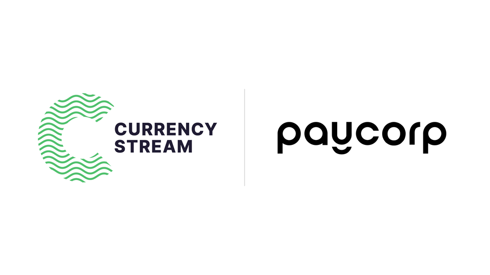 Currency Stream and Paycorp logos representing their global finance partnership - Global Banking & Finance Review