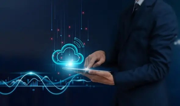 Cloud computing concept with digital data flow for financial services - Global Banking & Finance Review