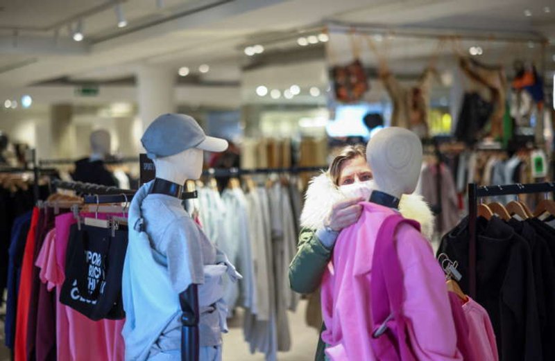 Image for UK retail sales surge before lockdown easing, borrowing leaps too