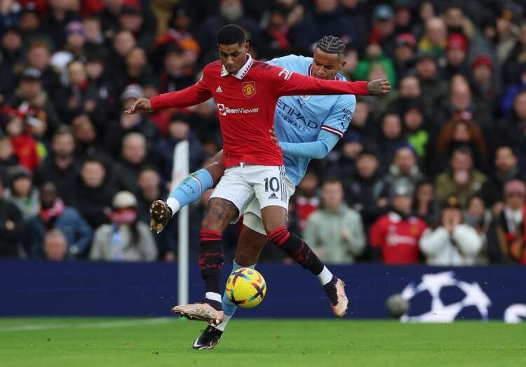 Action from the Premier League match between Manchester United and Manchester City - Global Banking & Finance Review