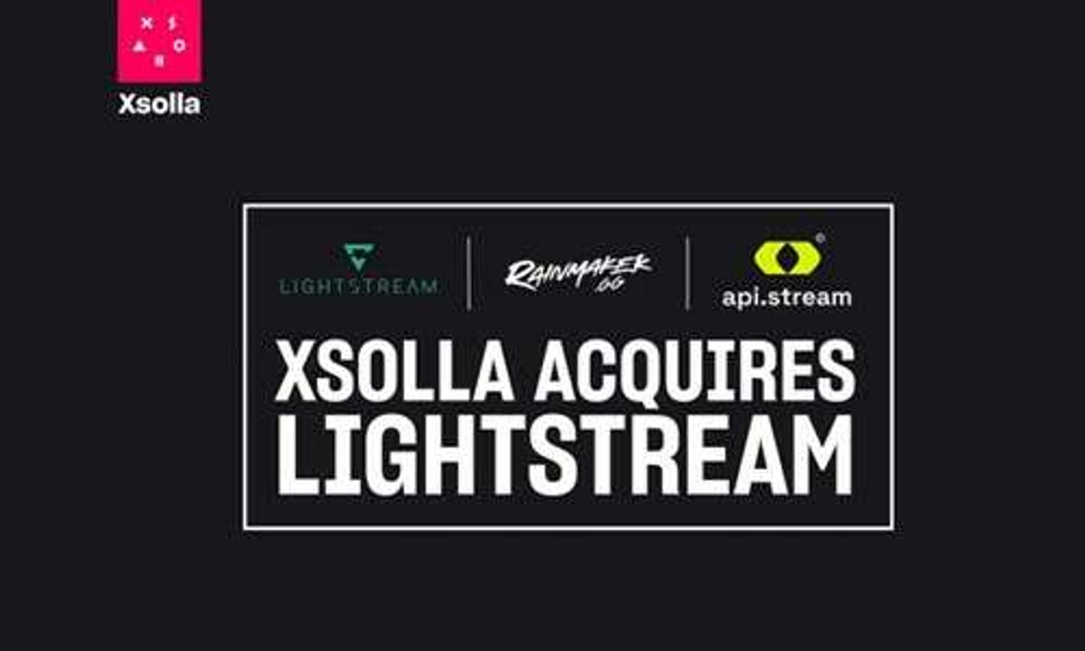 Xsolla acquisition announcement image featuring Lightstream and API.stream - Global Banking & Finance Review