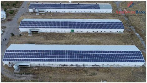 poultry farming. The biggest solar power plant in Armenia (237.6 MW/h) was financed by ArmSwissBank