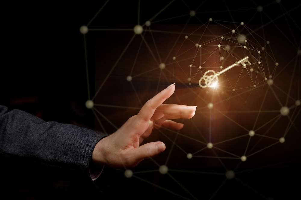 Visual representation of blockchain technology connecting to business success - Global Banking & Finance Review