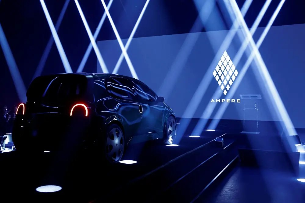 Renault's Ampere electric vehicle unit logo and EV concept - Global Banking & Finance Review
