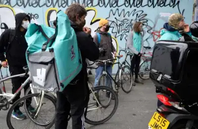 Image for Deliveroo rises as retail investors join trading, riders demand fair pay