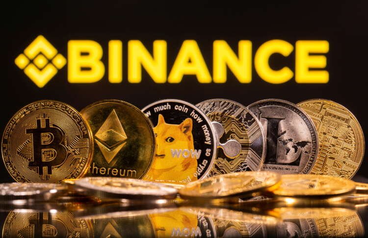 Representations of major cryptocurrencies with Binance logo, highlighting crypto market updates - Global Banking & Finance Review