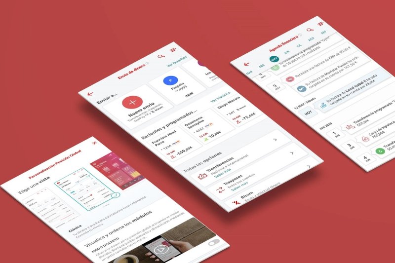 Image for Santander, Best Bank for Digital Services Spain 2020 renews its app to make it more personal and useful.