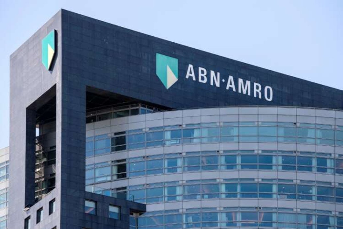 ABN Amro bank logo with financial graphs illustrating profit growth - Global Banking & Finance Review