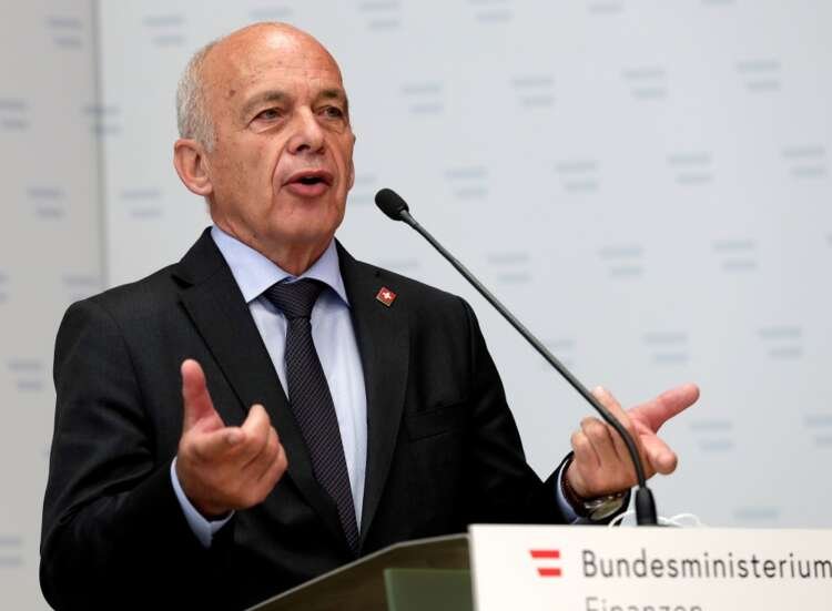 Swiss Finance Minister Ueli Maurer speaks at a news conference in Vienna - Global Banking & Finance Review