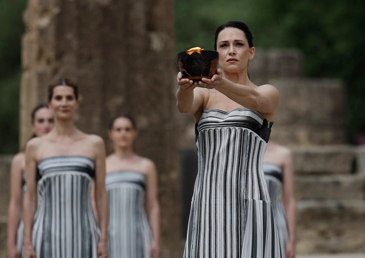 Olympic torch lit in ancient Olympia for Paris 2024 Games relay - Global Banking & Finance Review