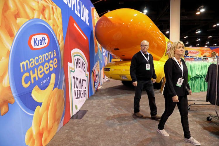 Kraft Heinz and Conagra products showcased at an event highlighting price increases due to rising commodity costs - Global Banking & Finance Review