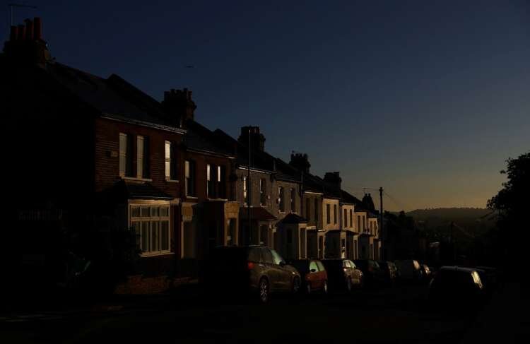 Row of residential houses in London reflecting the UK housing market slowdown - Global Banking & Finance Review