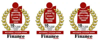 Image for Vietnamese National Citizen Bank Rises to Excellence with Three Global Financial Awards