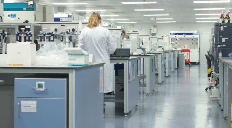 FILE PHOTO: Undated handout image of a Vectura laboratory