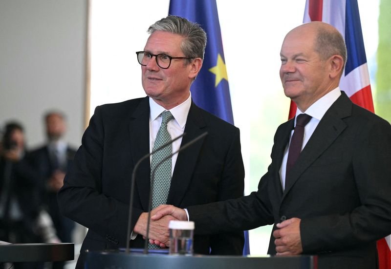 Image for UK PM Starmer to host German Chancellor Scholz on Sunday