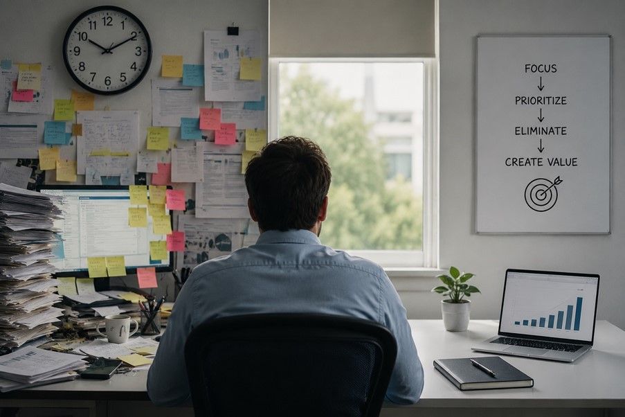 Image for The Productivity Illusion: Why More Work Doesn't Always Create More Value