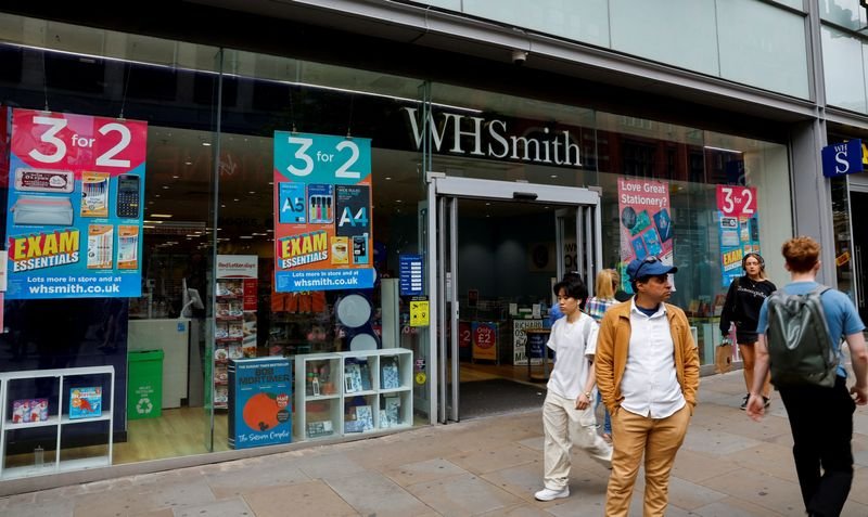 WH Smith storefront representing the potential sale of the high street arm - Global Banking & Finance Review