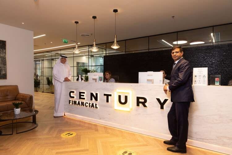 Century Financial logo highlighting their 2023 Best Multi Asset Broker award - Global Banking & Finance Review