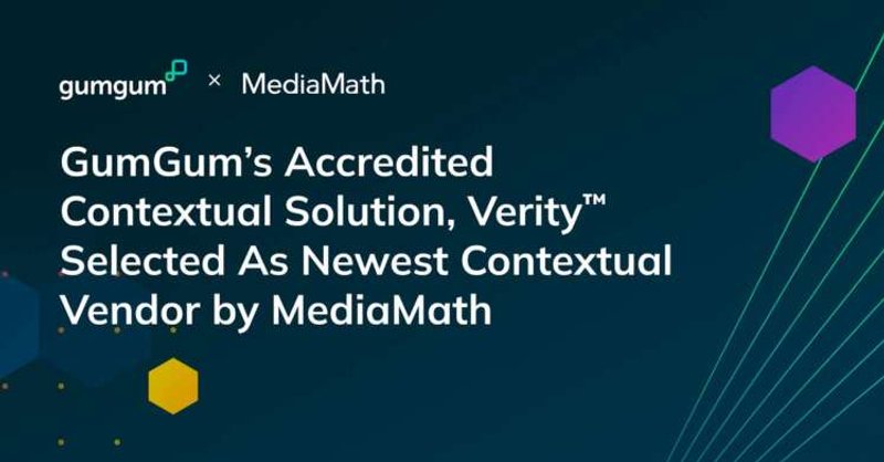 Image for GumGum’s Accredited Contextual Solution, Verity™, Selected As Newest Contextual Vendor by  MediaMath