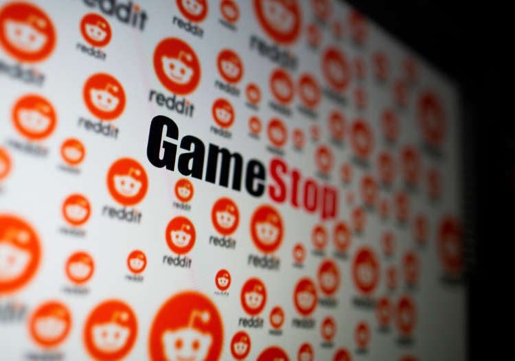 Illustration of GameStop and Reddit logos highlighting stock market trends - Global Banking & Finance Review