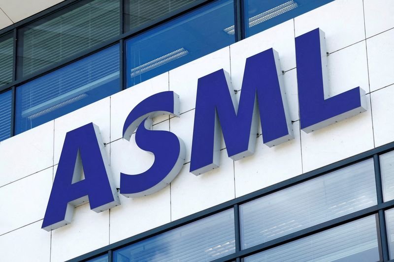 ASML logo and financial charts depicting new order bookings metrics - Global Banking & Finance Review