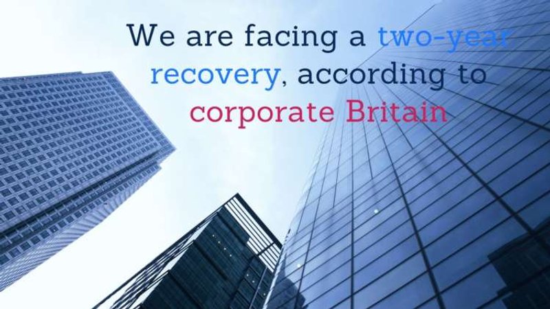 Image for We are facing a two-year recovery, according to corporate Britain