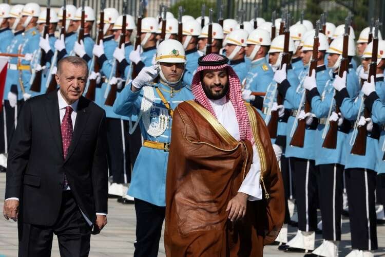 Image for Saudi crown prince, Erdogan meet in Turkey with ‘full normalisation’ in sights