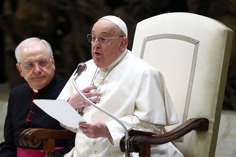Pope Francis speaking at a weekly audience in the Vatican, addressing health issues - Global Banking & Finance Review