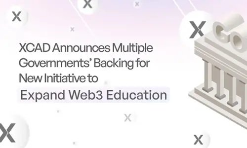 XCAD Network logo with crypto symbols, representing Web3 education initiative - Global Banking & Finance Review