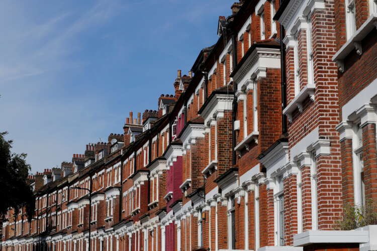 Terraced houses in Primrose Hill, London, reflecting the UK housing boom - Global Banking & Finance Review