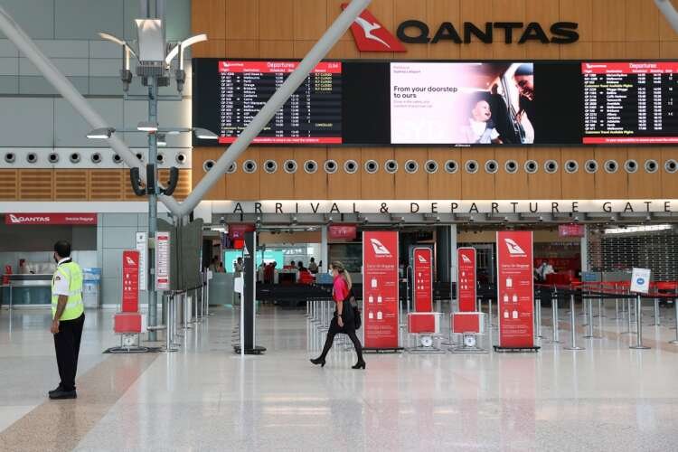 Quiet Sydney Airport during COVID-19, highlighting travel investment opportunities - Global Banking & Finance Review