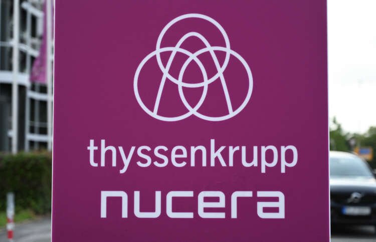 Thyssenkrupp Nucera logo representing green technology in finance - Global Banking & Finance Review