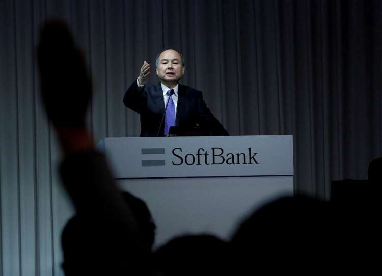 SoftBank CEO Masayoshi Son at a press conference discussing asset sales - Global Banking & Finance Review