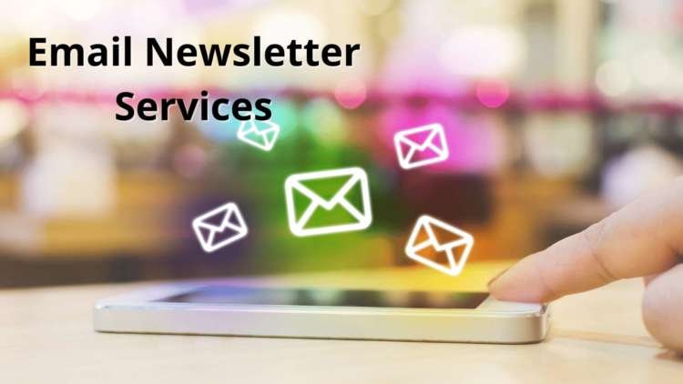 Infographic showcasing top free email newsletter services for businesses - Global Banking & Finance Review