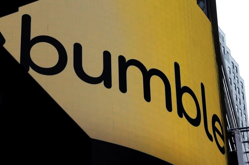 Bumble logo with a declining revenue graph representing user growth challenges - Global Banking & Finance Review