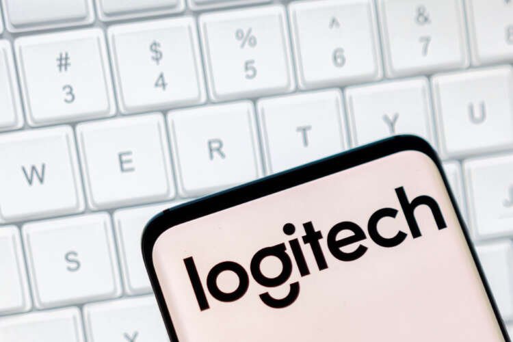 Logitech logo with financial data reflecting raised forecast for 2024 - Global Banking & Finance Review