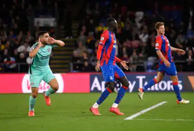 Image for Soccer-Brighton earn last-gasp draw at Palace but denied top spot
