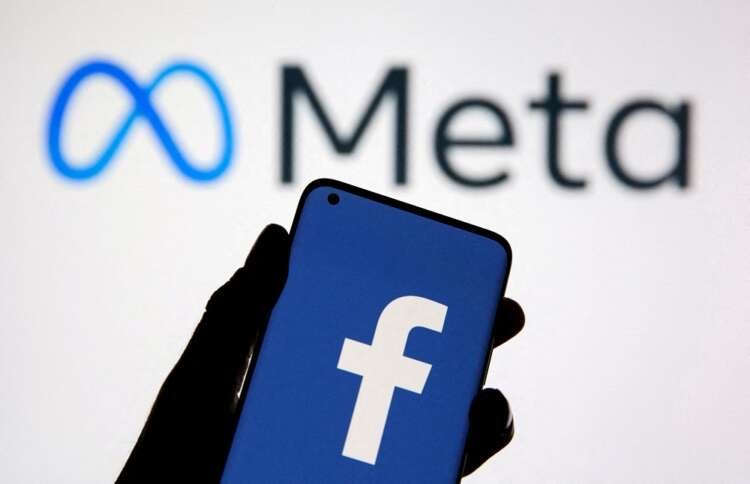 Smartphone displaying Facebook logo alongside Meta logo representing rebranding - Global Banking & Finance Review