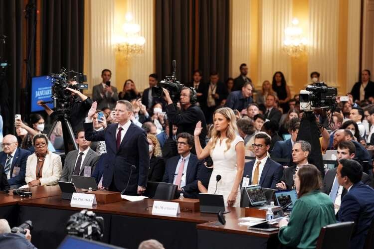 Image for Trump watched Jan. 6 U.S. Capitol riot unfold on TV, ignored pleas to call for peace