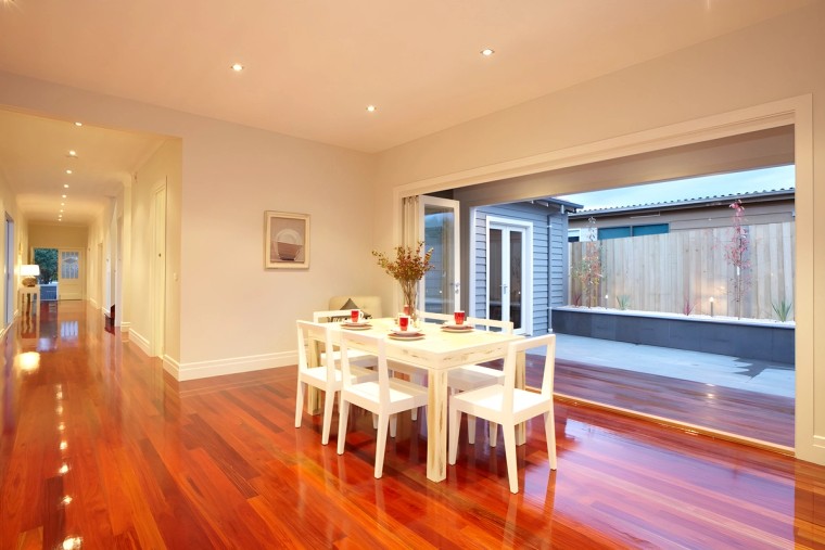 Dining room in the Carnegie custom home