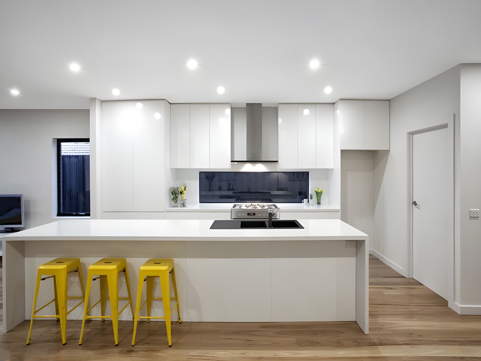 Kitchen in the Glen Huntly townhouses