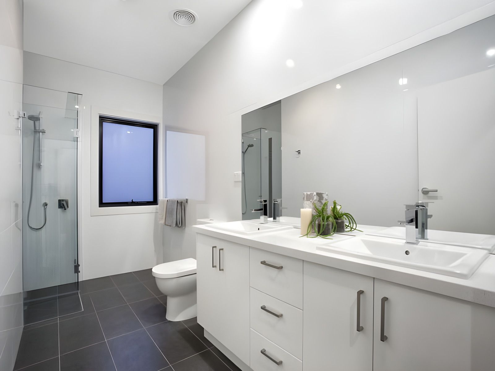 Bathroom in the Glen Huntly townhouses
