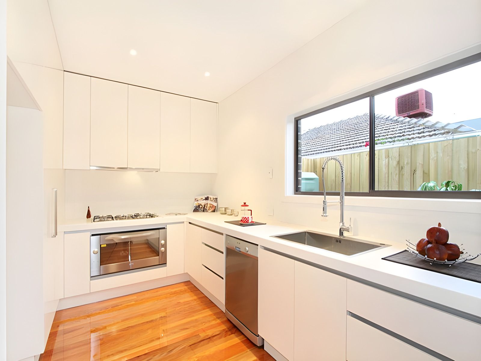 Kitchen in the Hughesdale dual occupancy