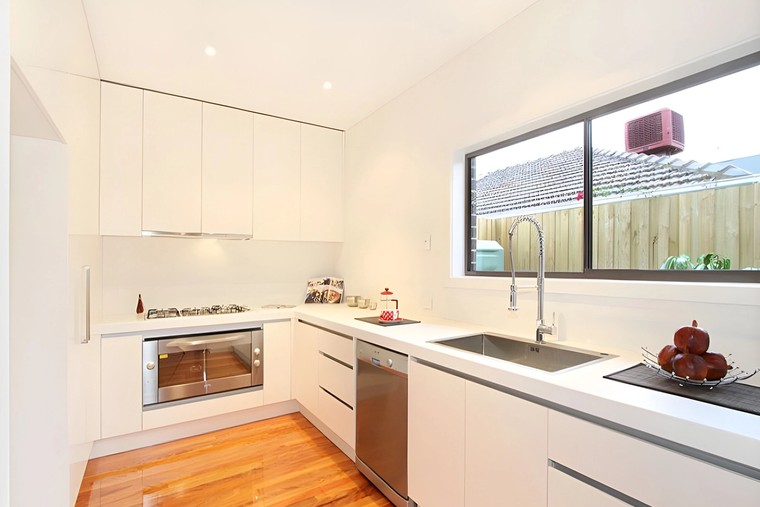 Kitchen in the Hughesdale dual occupancy