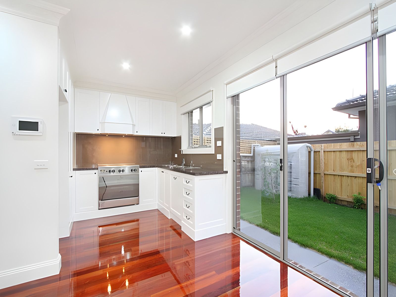 Kitchen in the Oakleigh townhouses