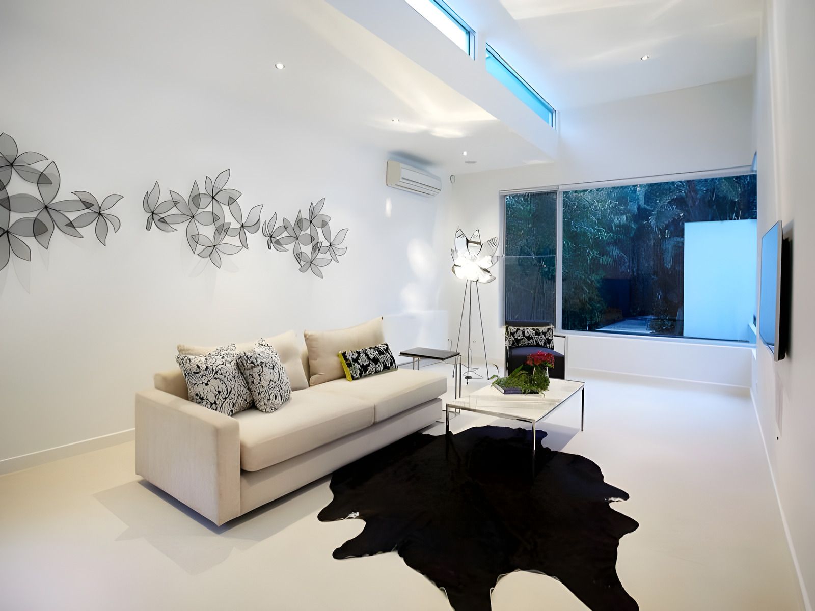 Living room in the Beaumaris renovation