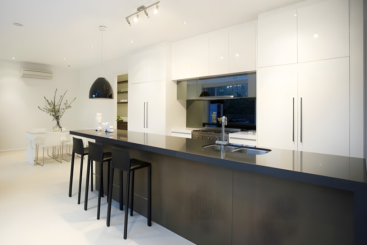 Kitchen in the Beaumaris renovation